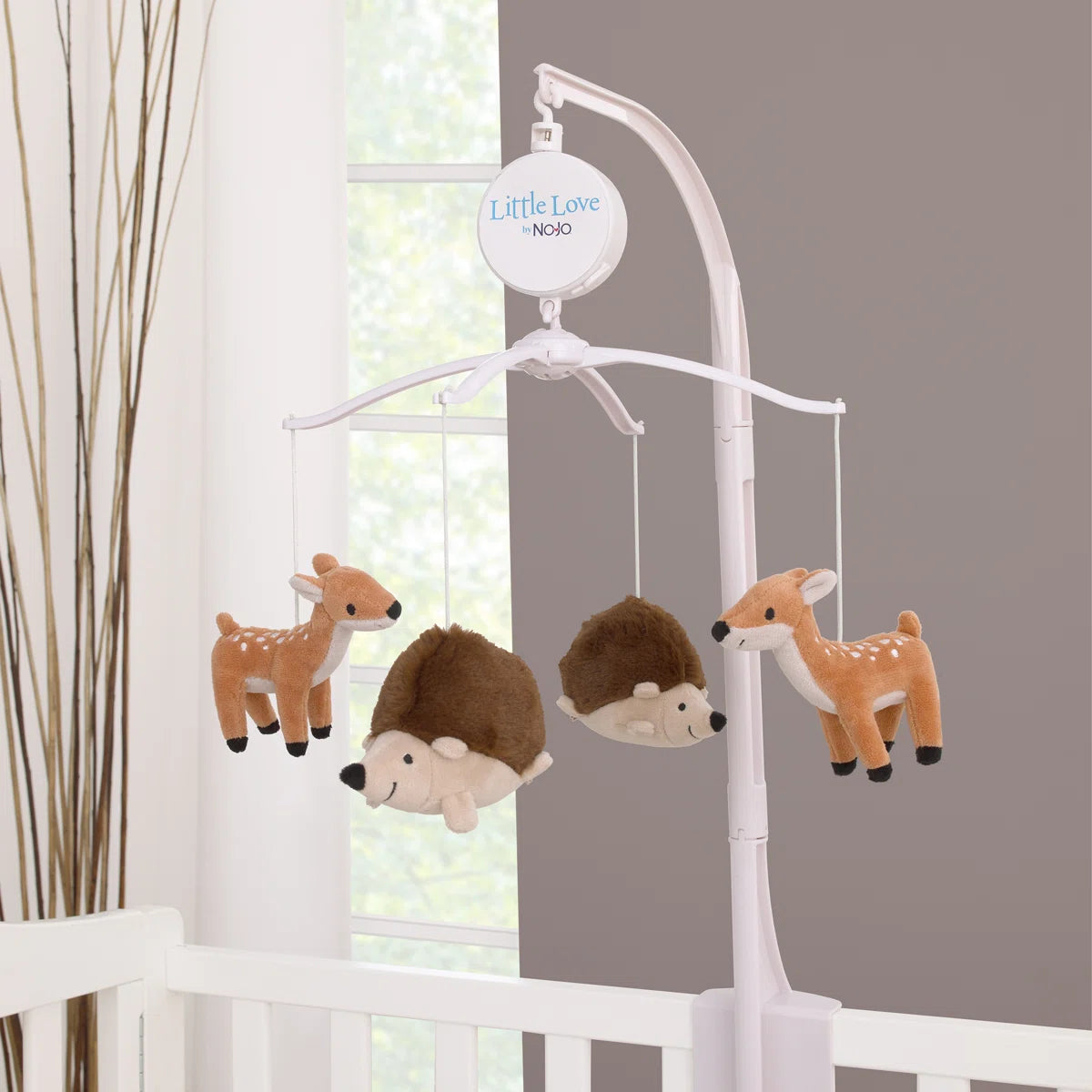 Adker Animals Musical Crib Mobile