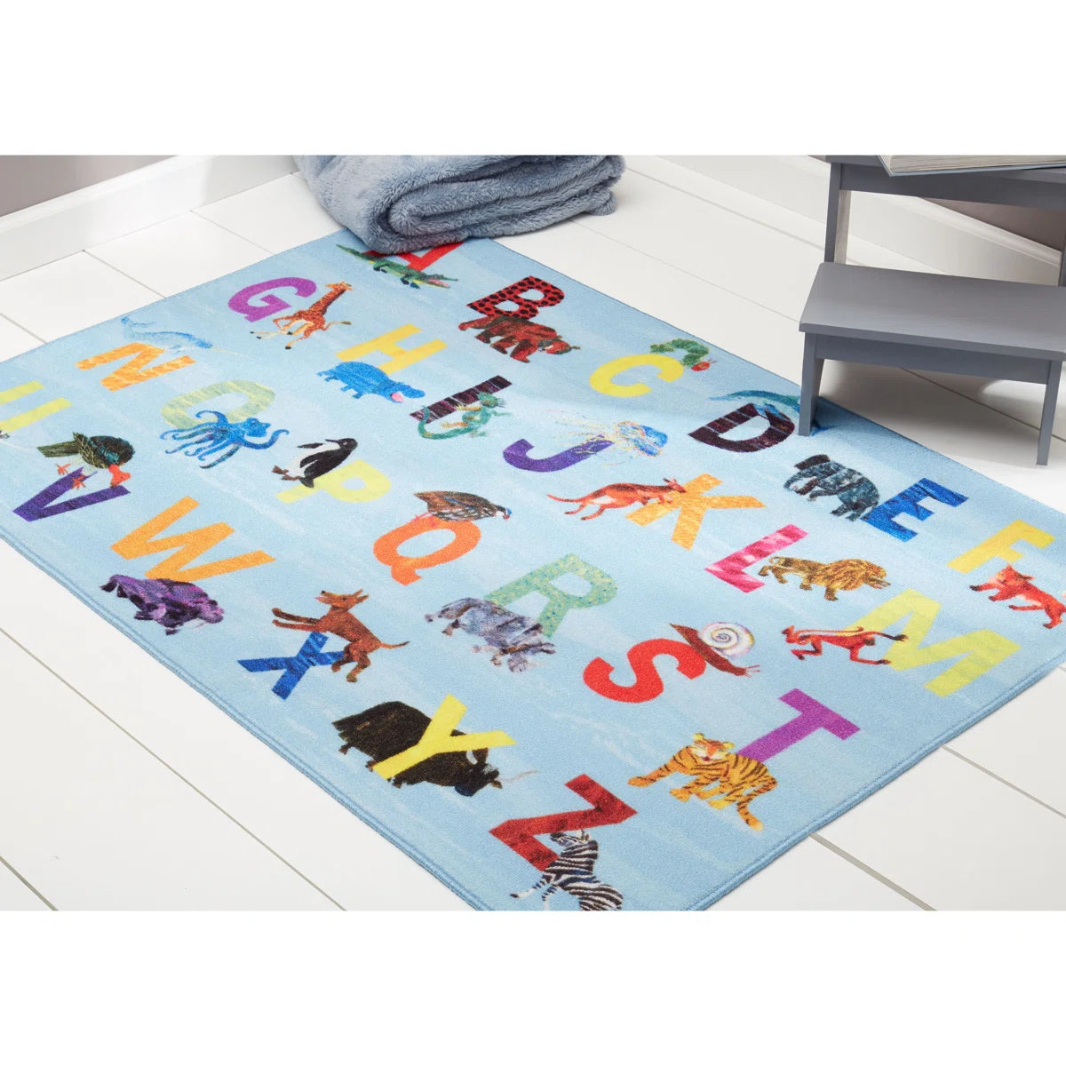 Eric Carle Alphabet Zoo Graphic/Print Area Rug
