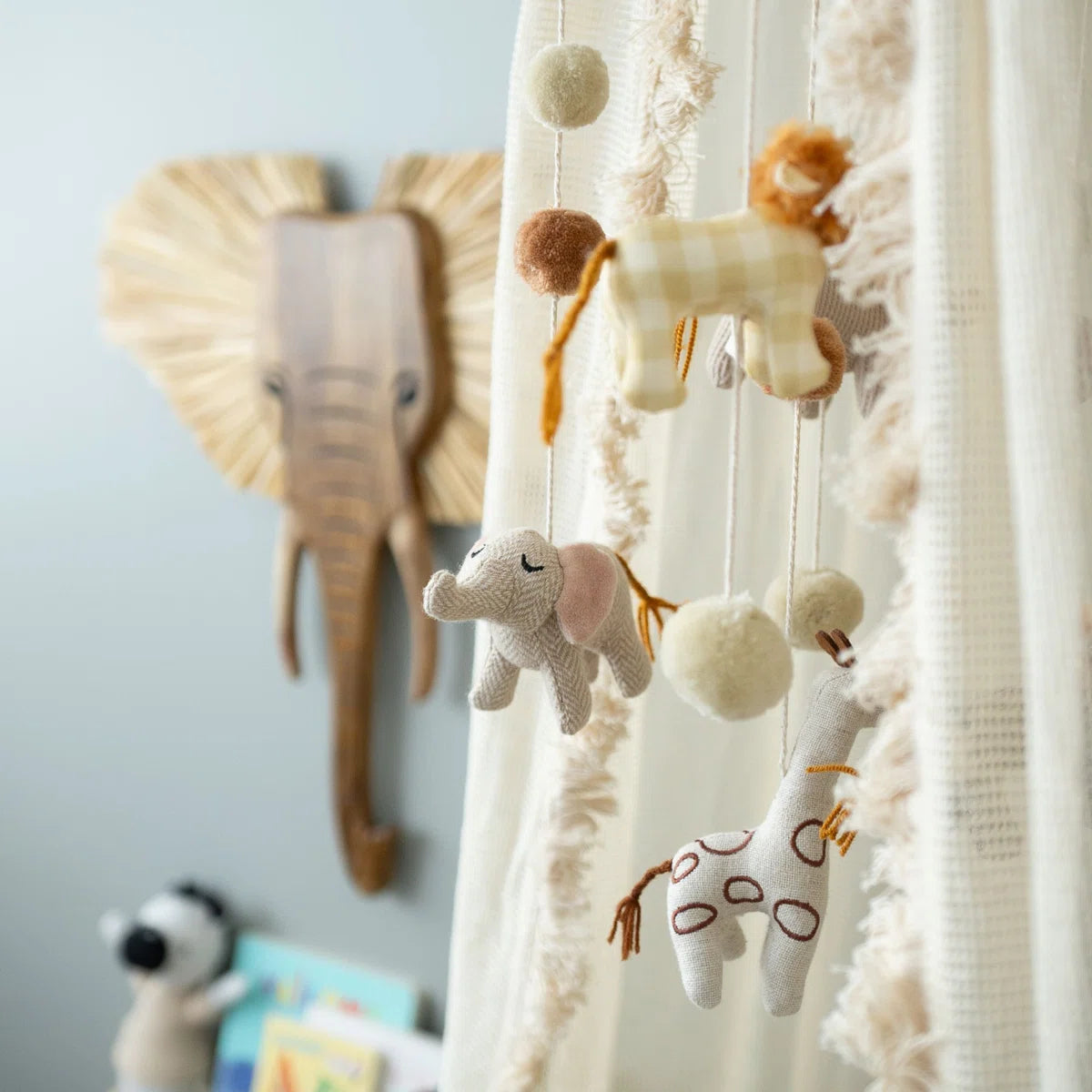 Safari Animal Celling Hanging 11" x 28"